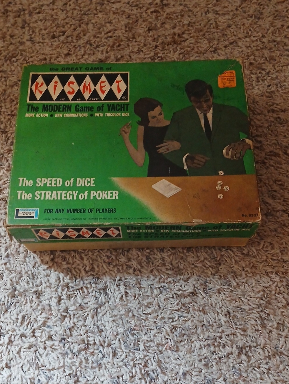 Kismet Board Game Box in Green by Kismet